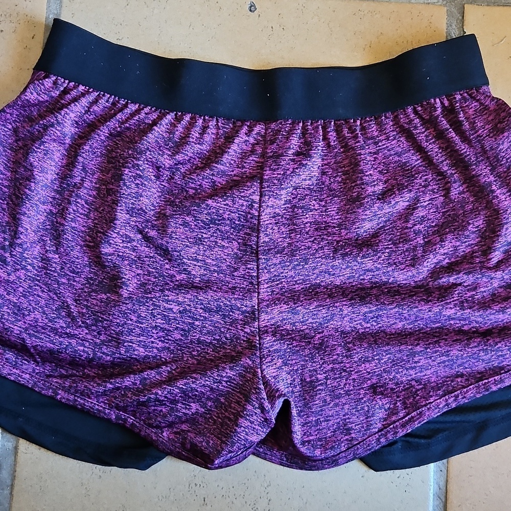 Icyzone Womans Athletic Shorts Built In Biker Shorts Size M - Picture 6 of 8